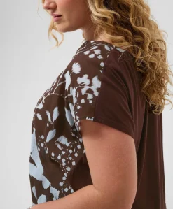 Dames blouse bruin