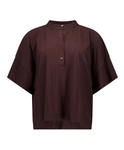Dames blouse bruin