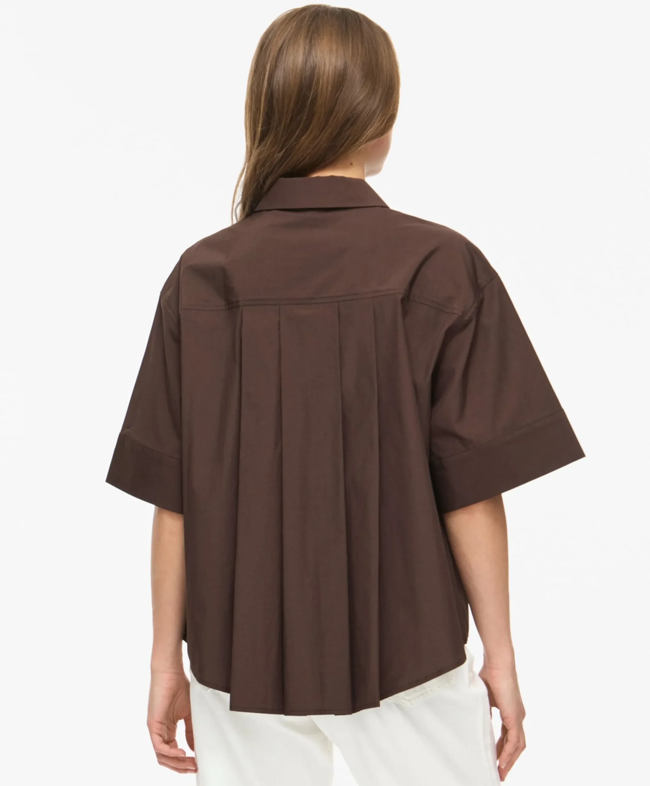 Dames blouse bruin