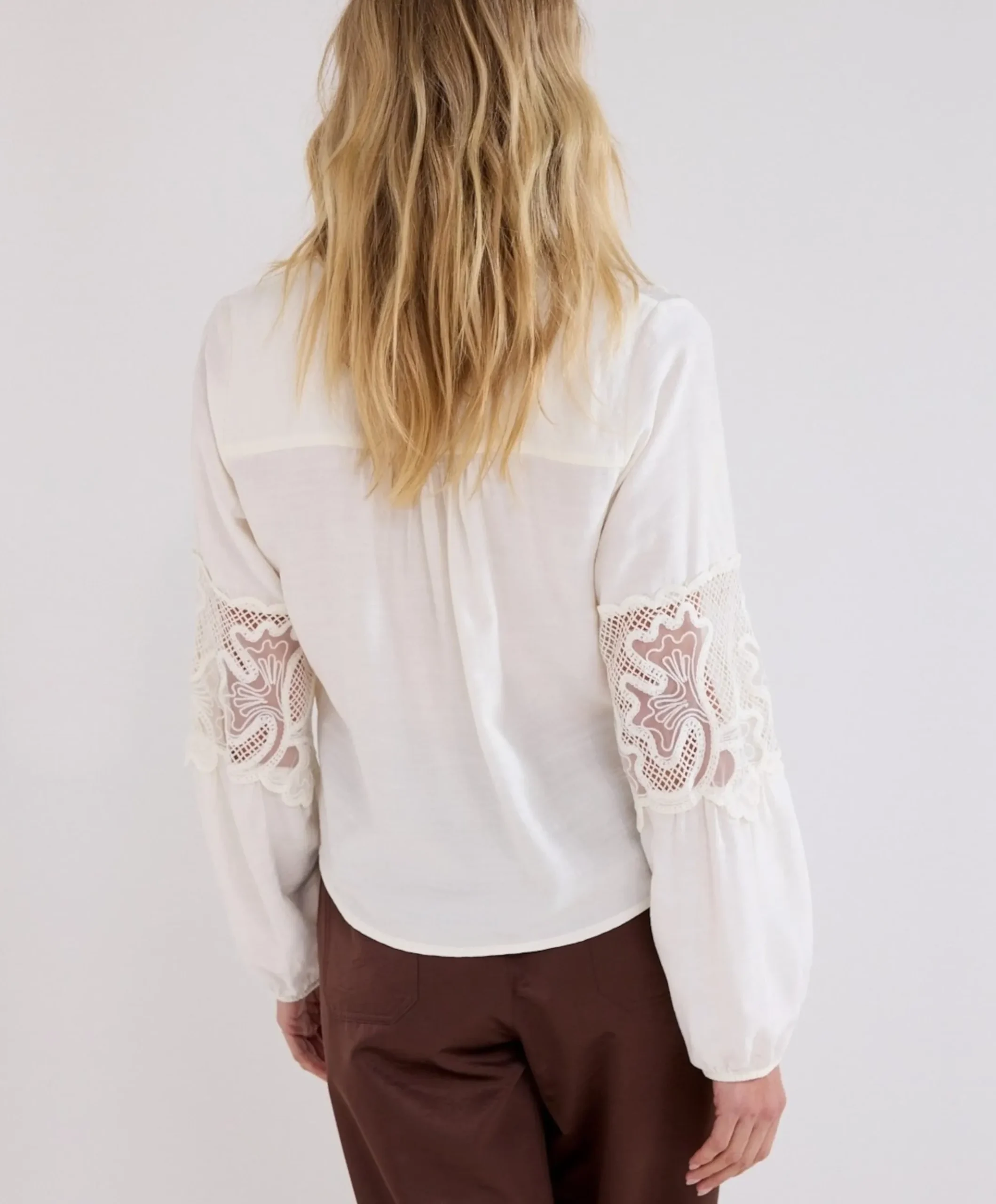 Dames blouse ecru