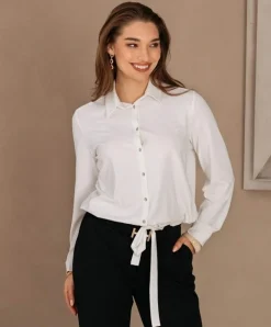 Dames blouse ecru