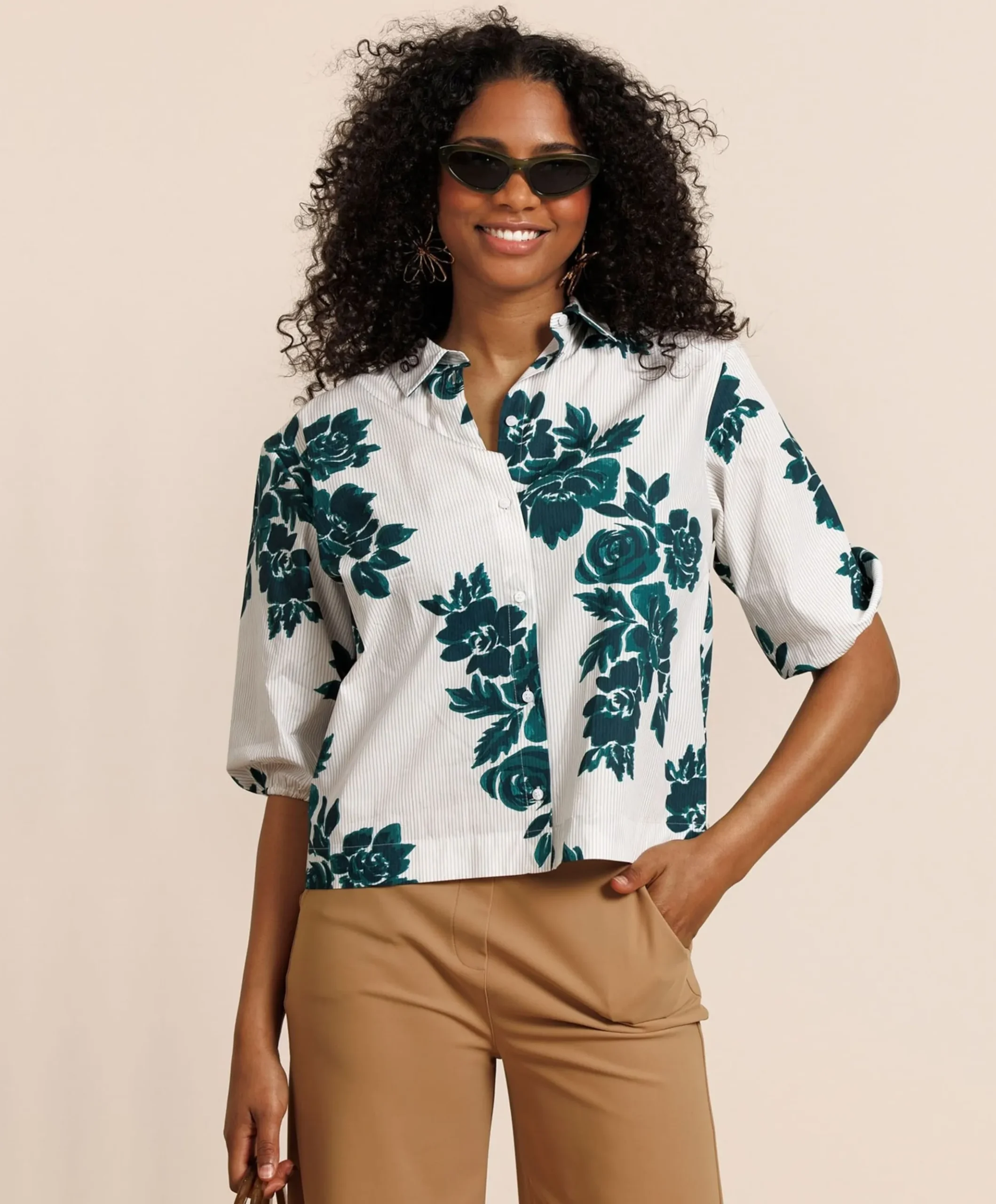 Dames blouse ecru