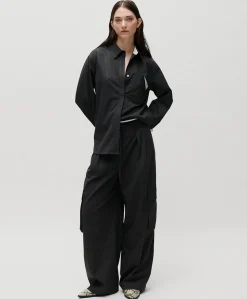 Dames blouse grijs