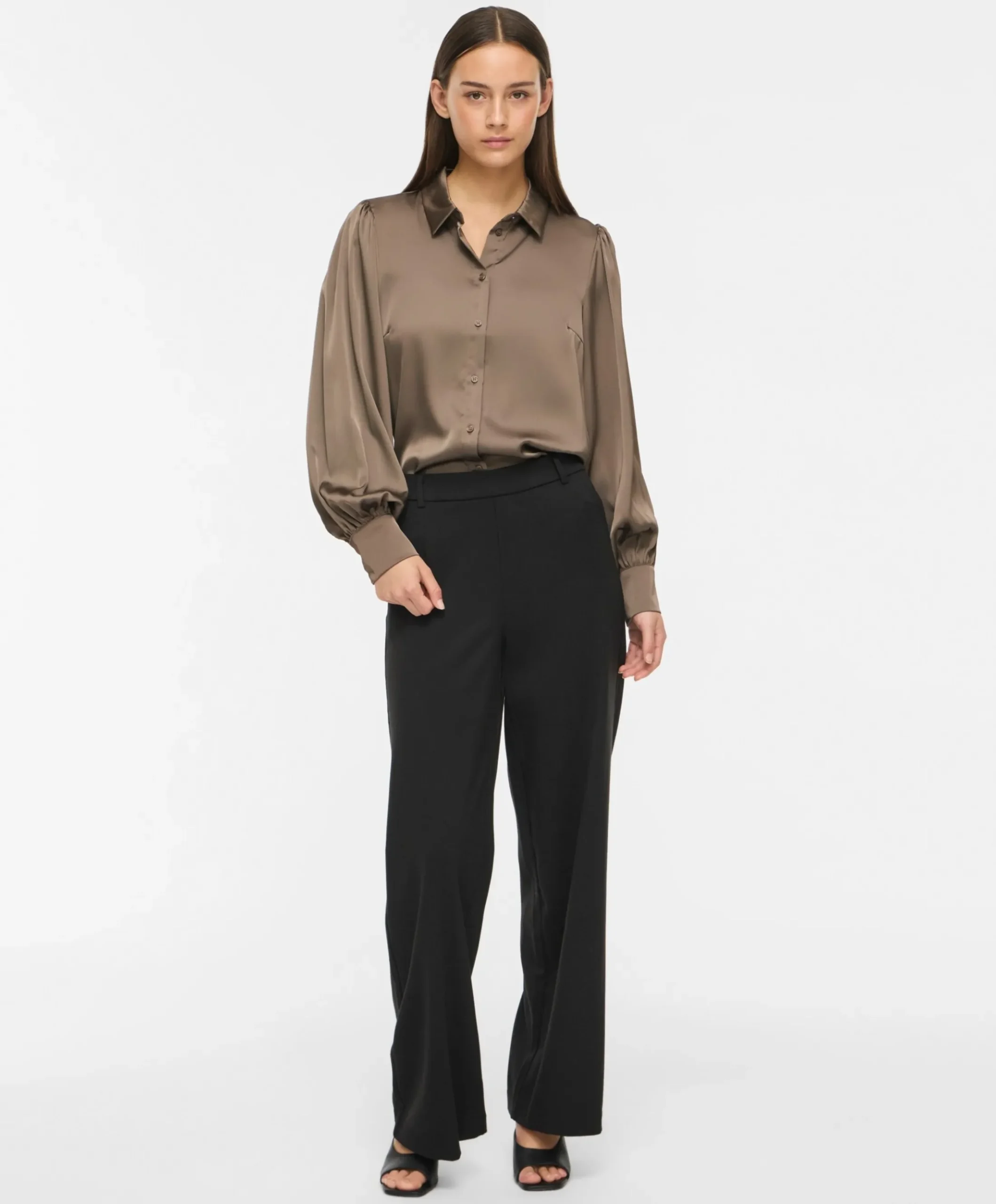 Dames blouse grijs