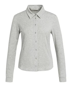 Dames blouse grijs
