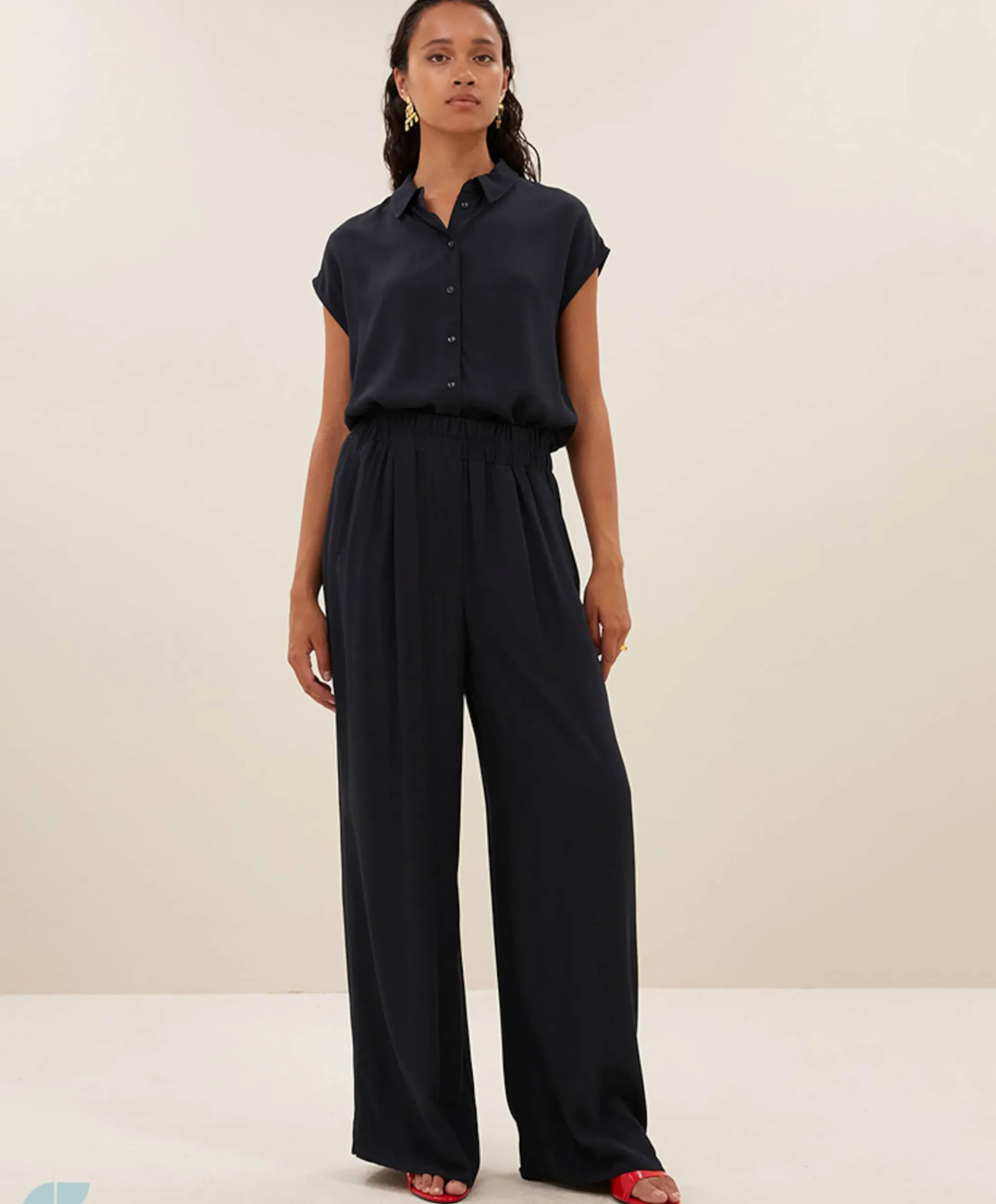 Dames blouse grijs
