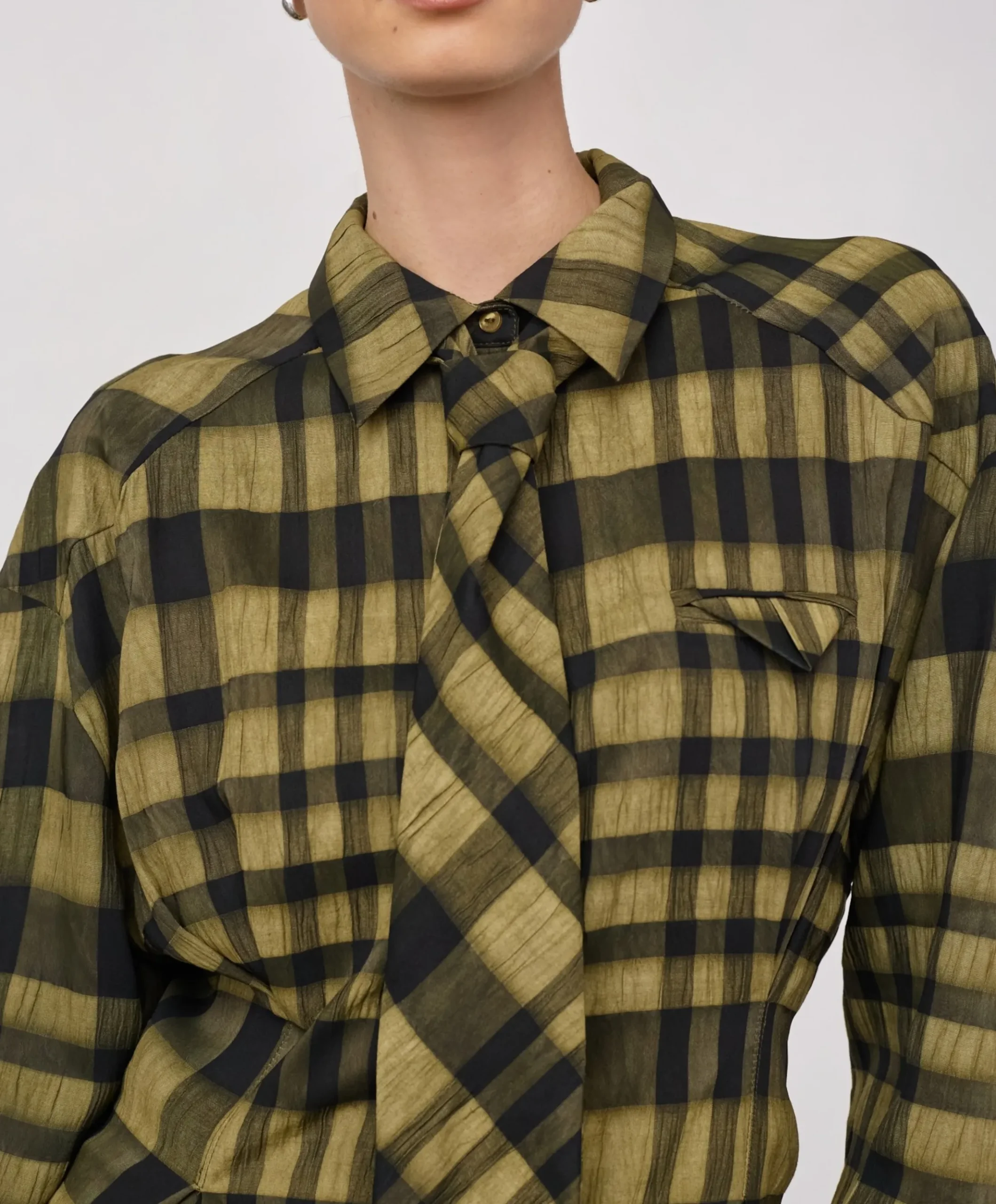 Dames blouse groen