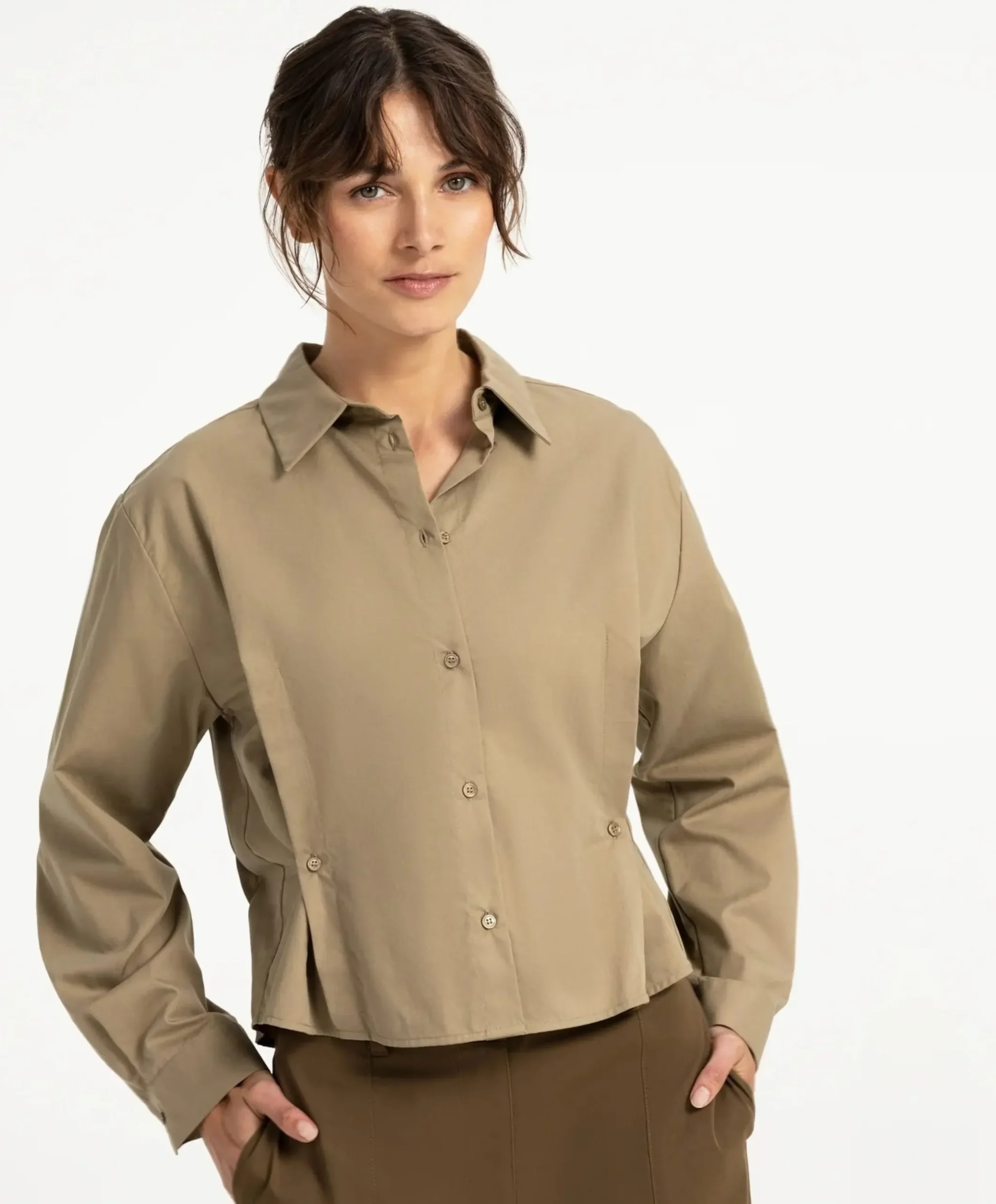 Dames blouse groen