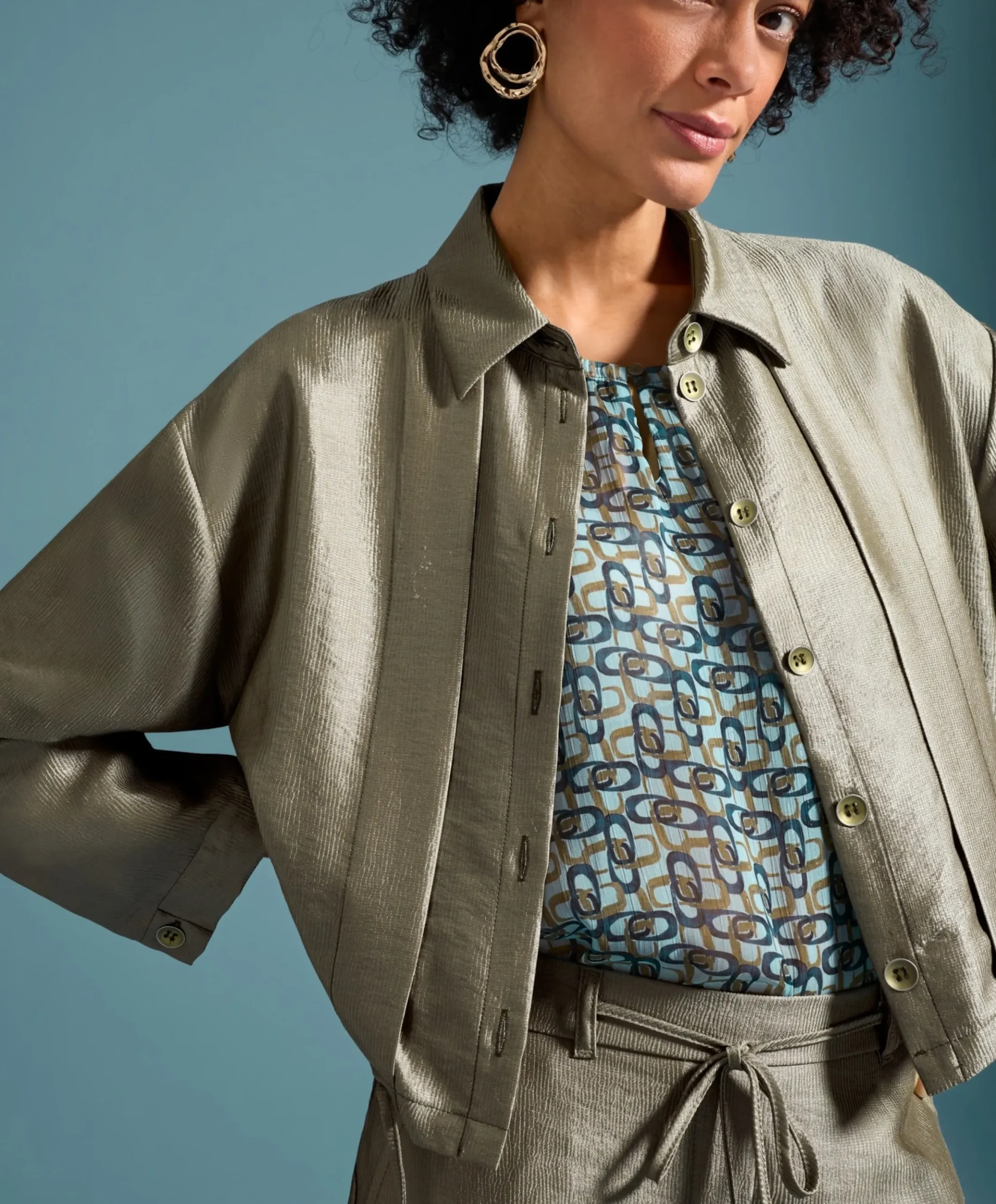Dames blouse groen