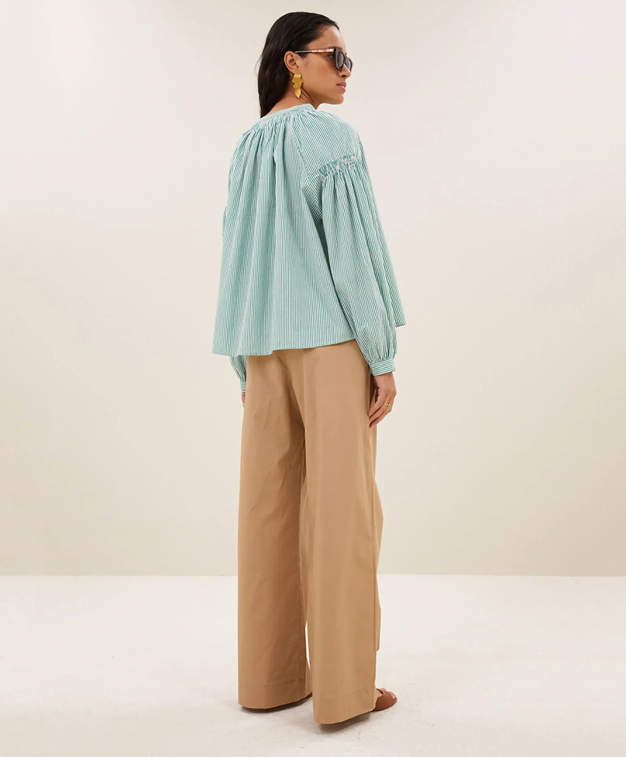 Dames blouse groen