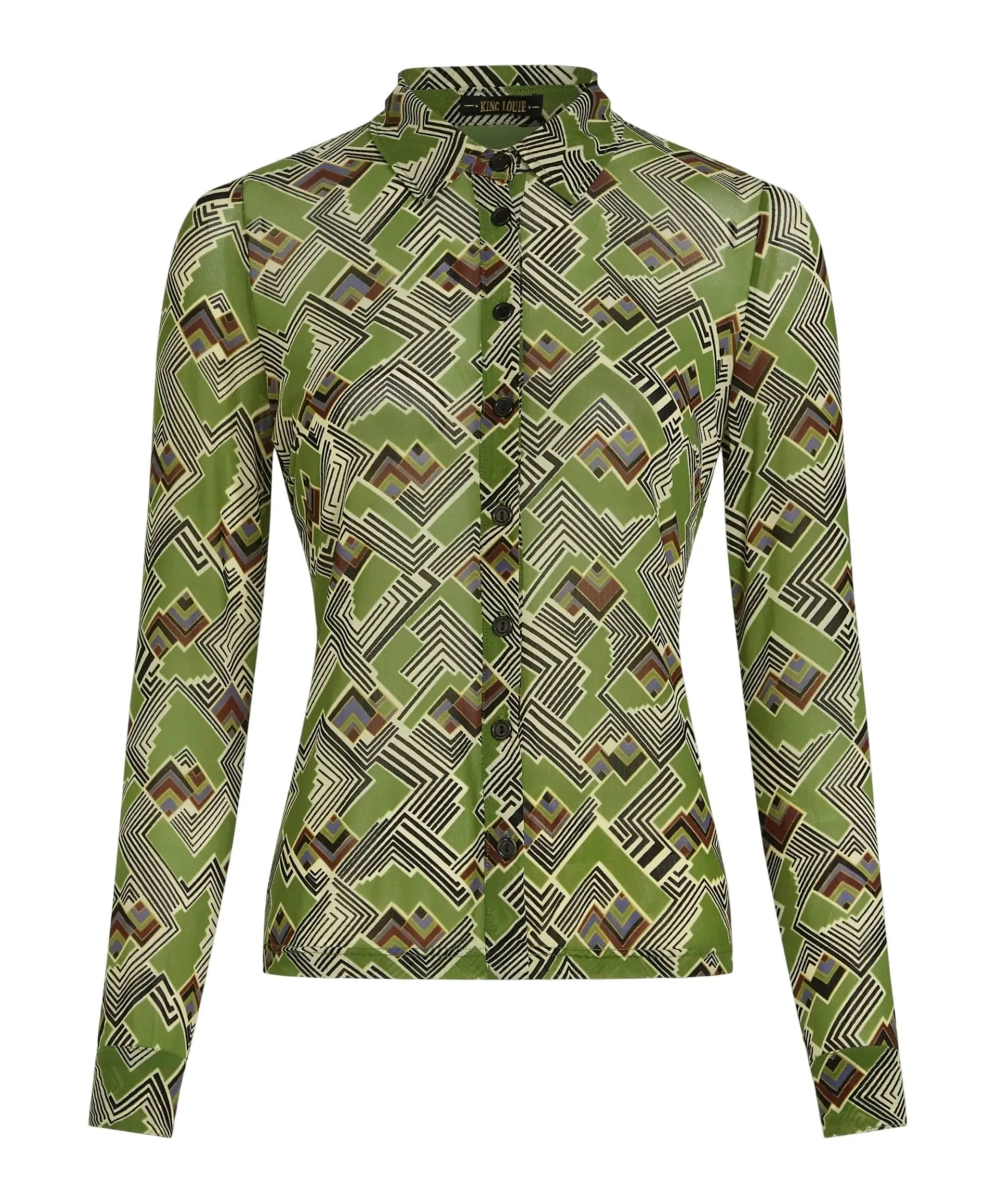 Dames blouse groen