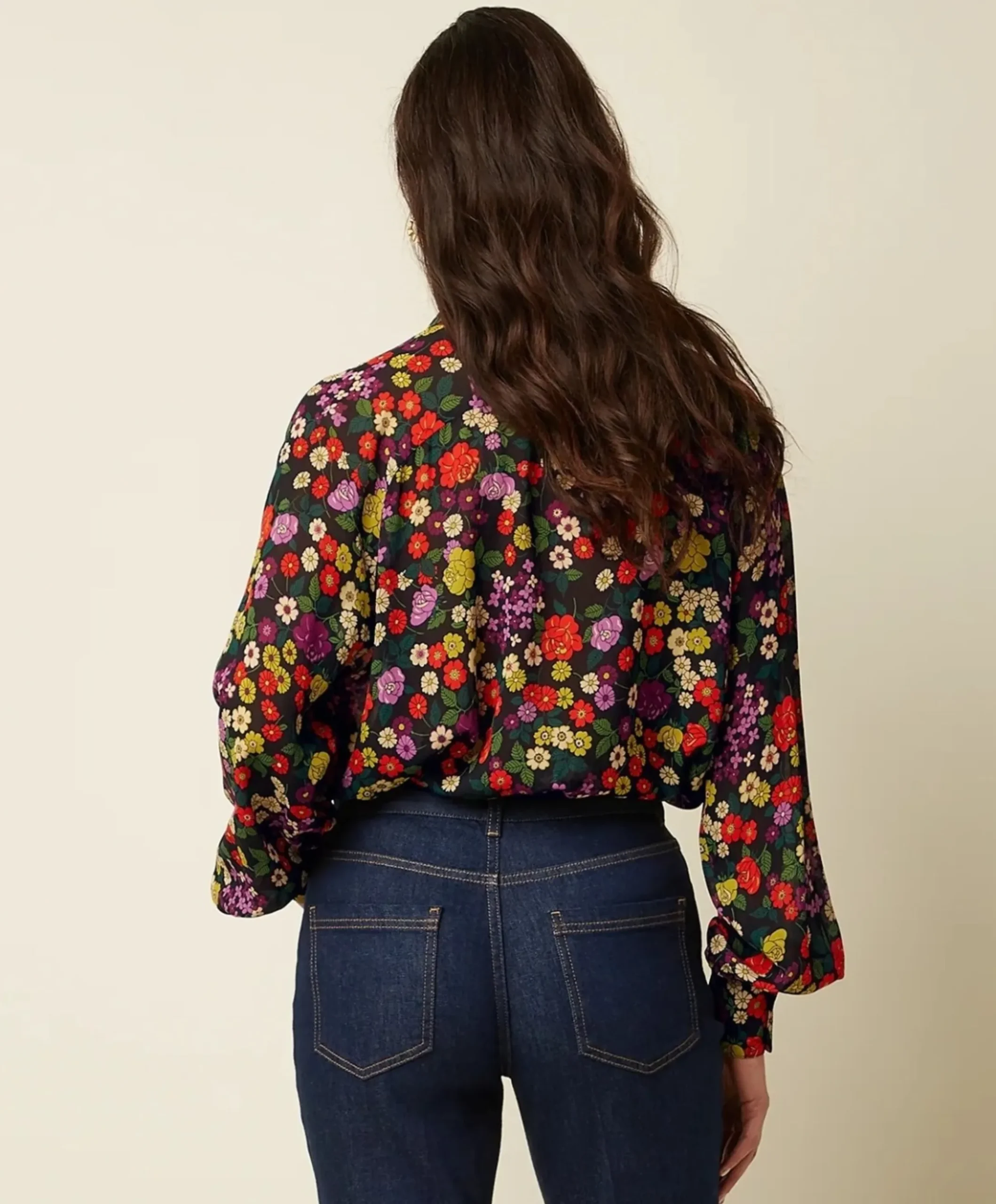 Dames blouse multicolor