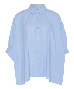 Dames blouse onesize blauw