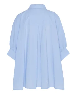 Dames blouse onesize blauw