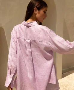 Dames blouse paars