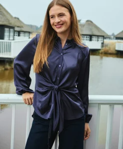 Dames blouse paars