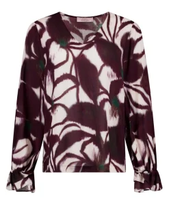 Dames blouse paars