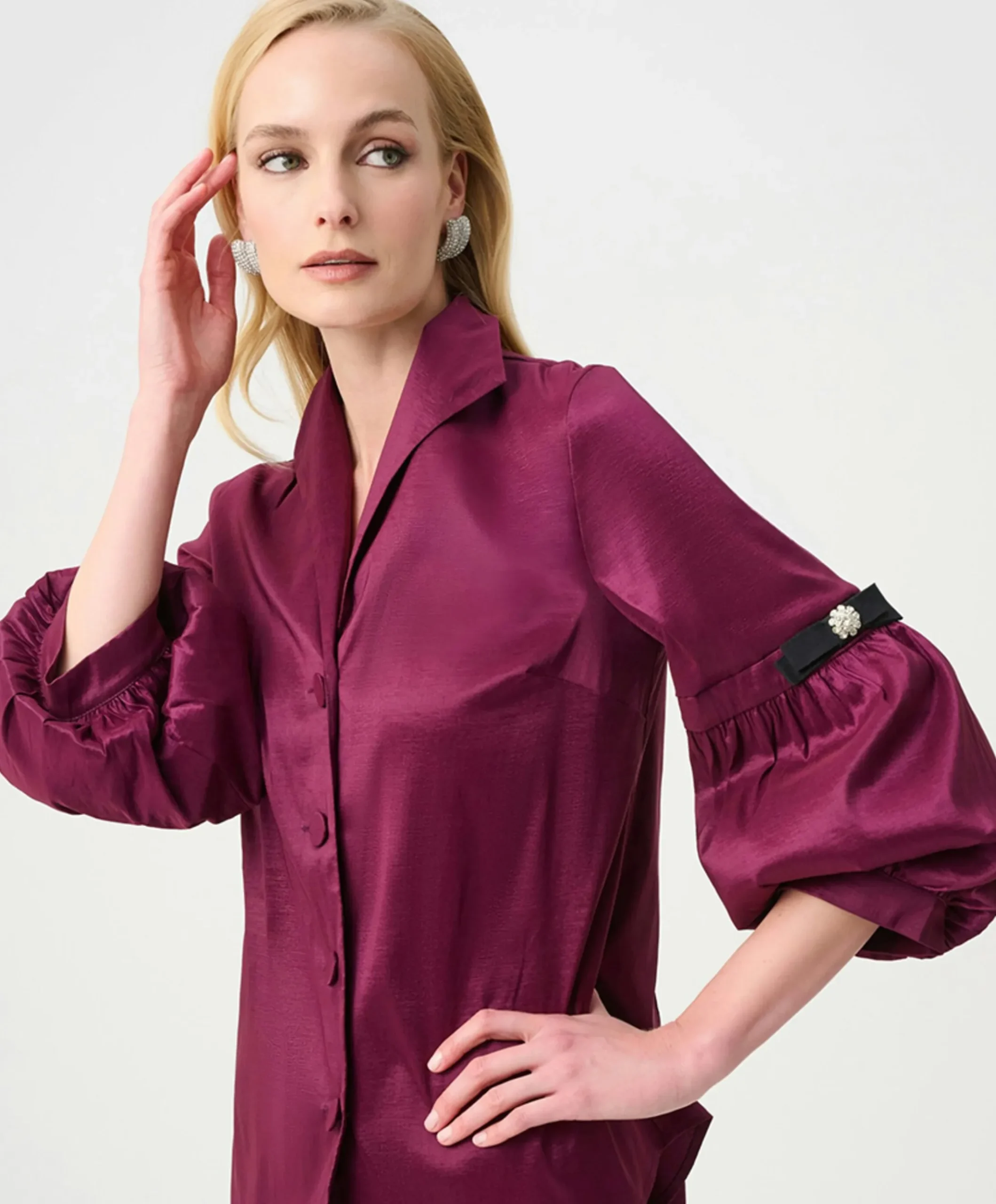 Dames blouse paars