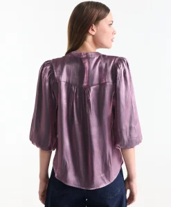 Dames blouse paars