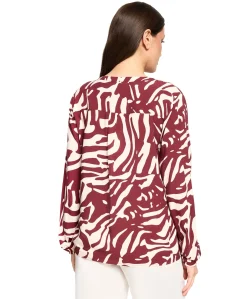 Dames blouse rood