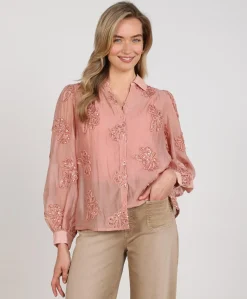 Dames blouse roze