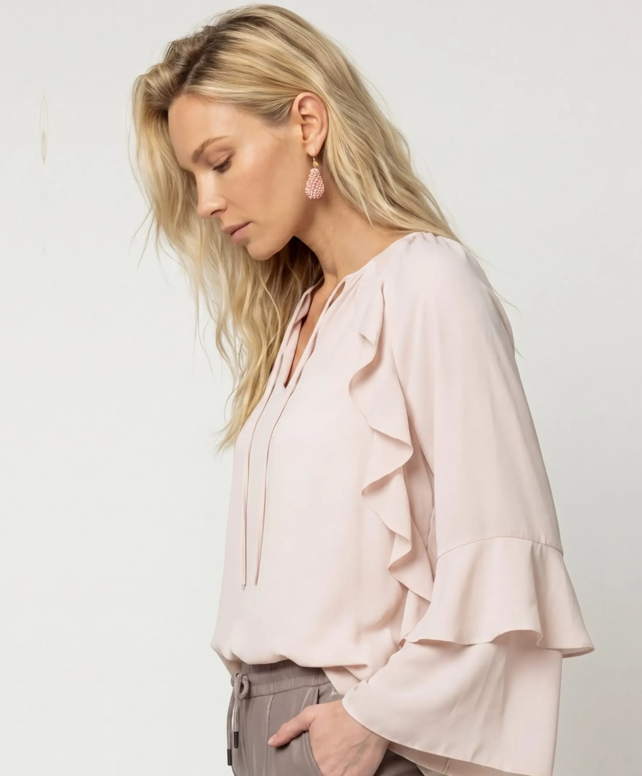 Dames blouse roze