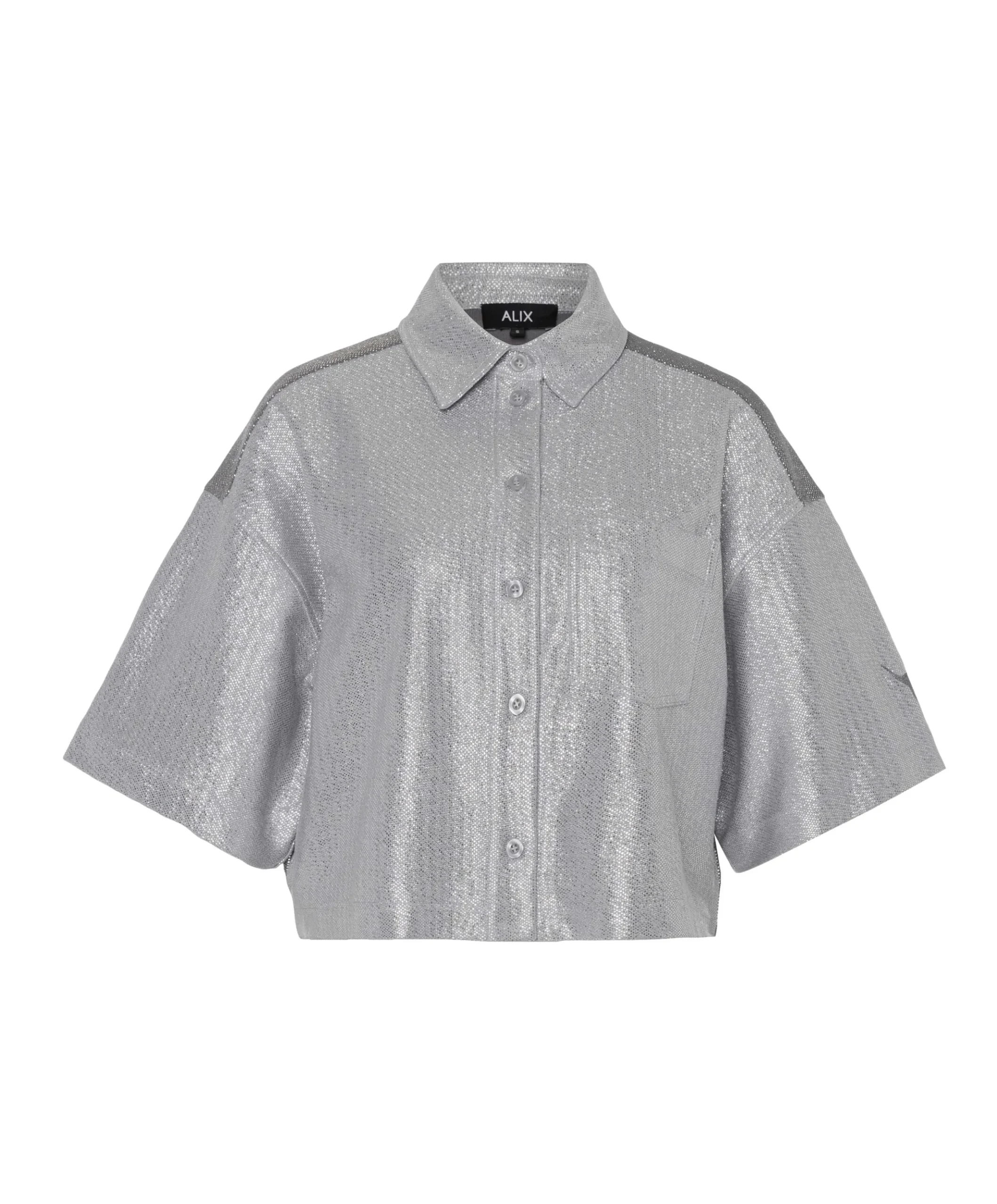 Dames blouse zilver