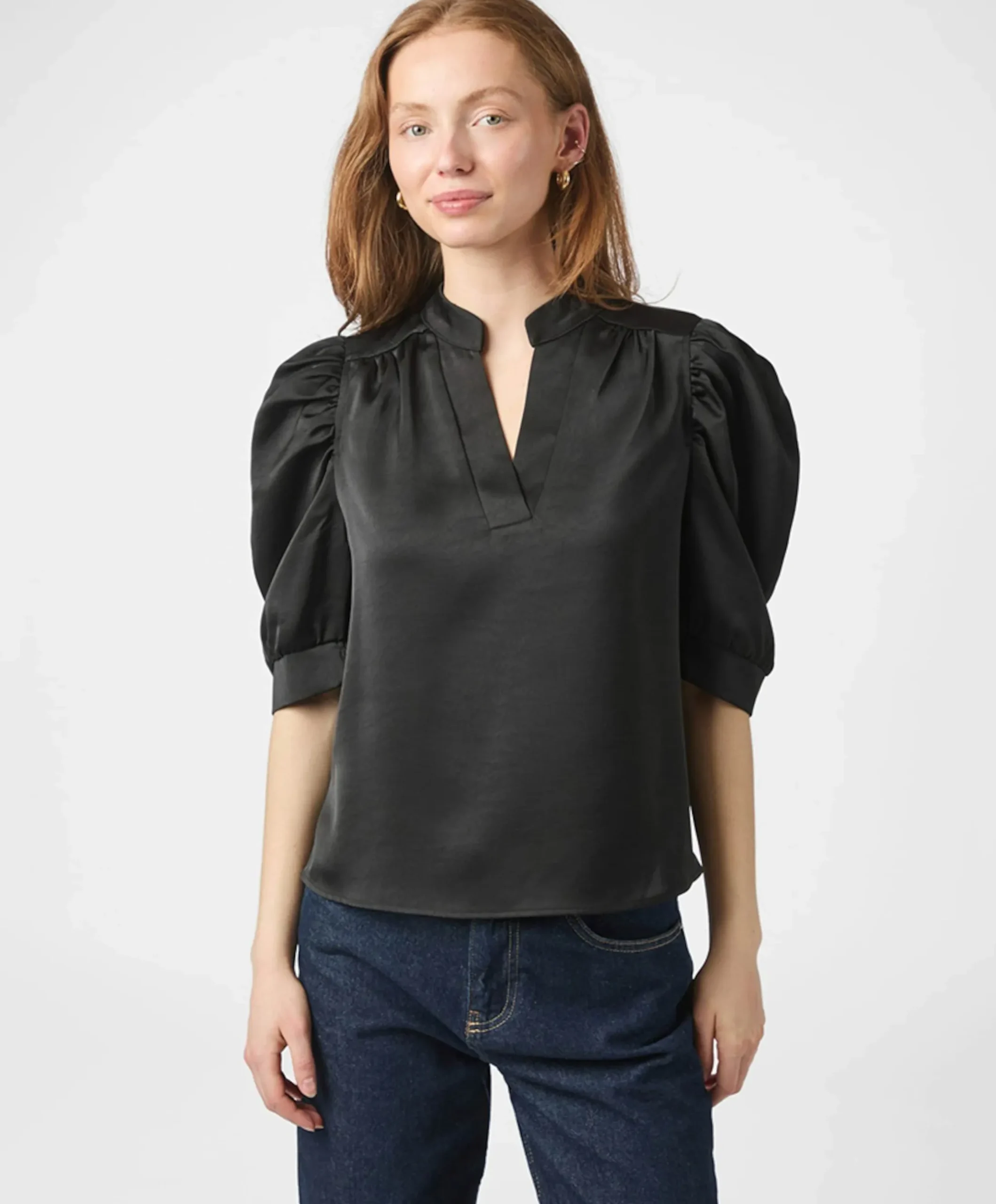 Dames blouse zwart