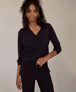 Dames blouse zwart