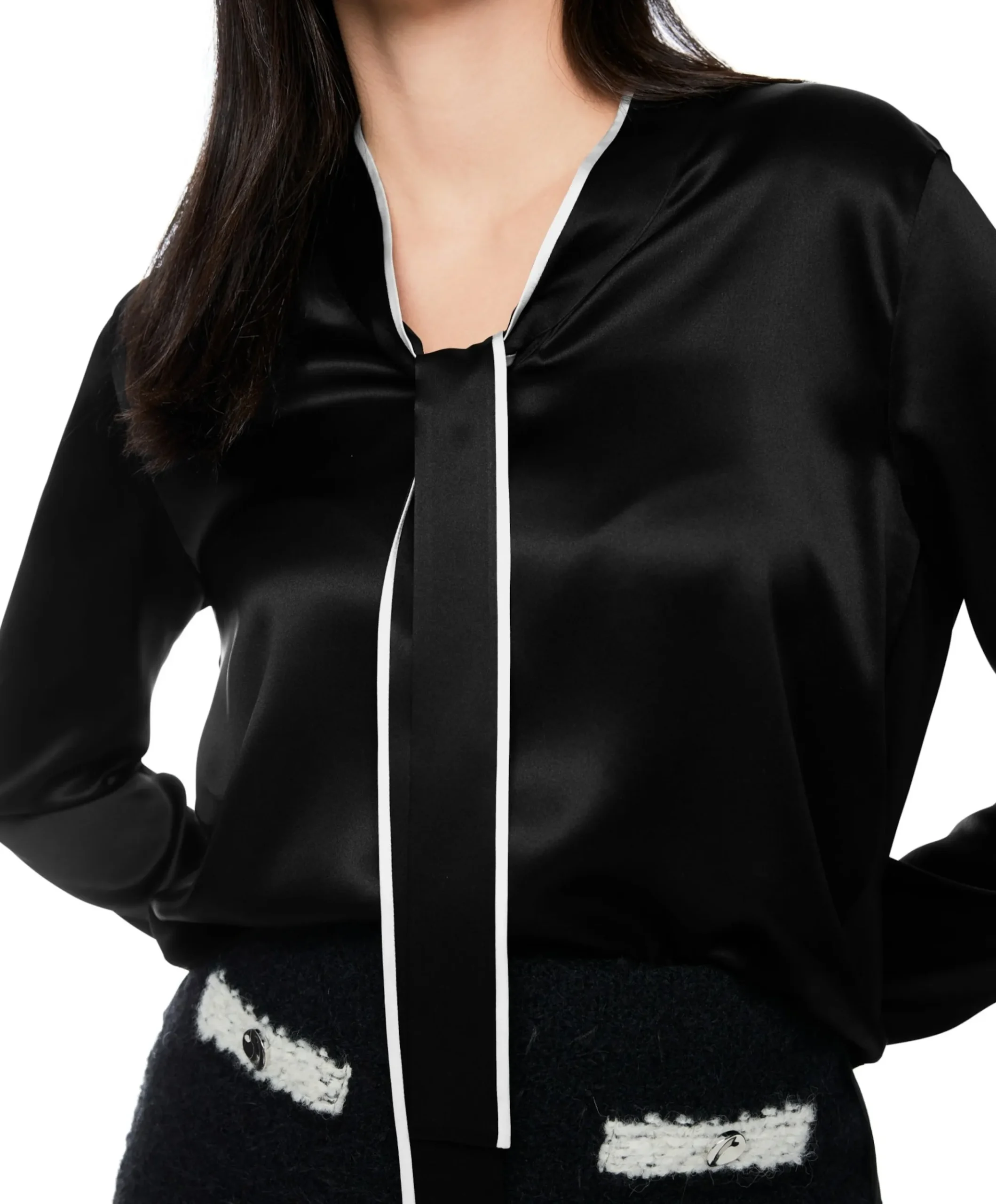 Dames blouse zwart