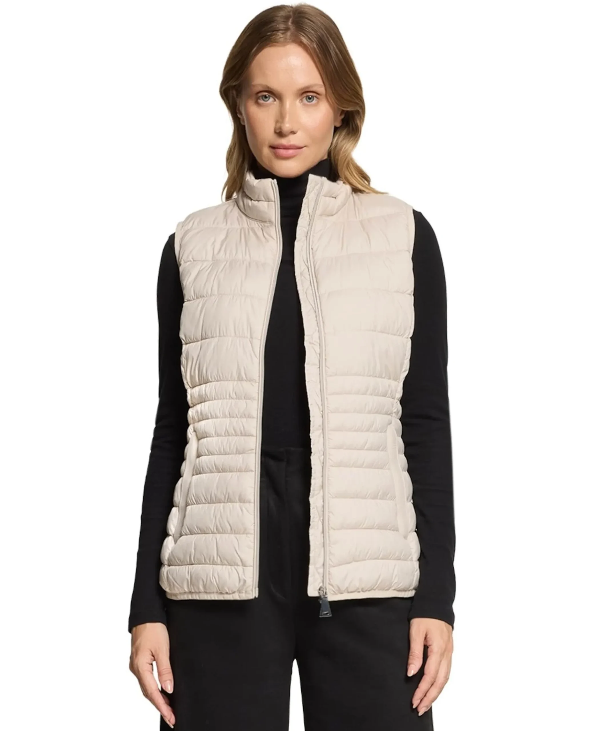 Dames bodywarmer beige