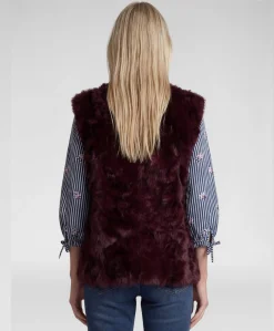 Dames bodywarmer bordeaux