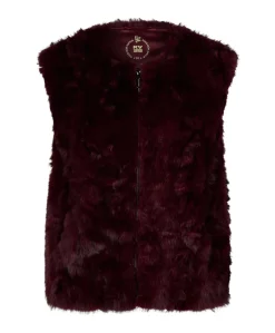 Dames bodywarmer bordeaux