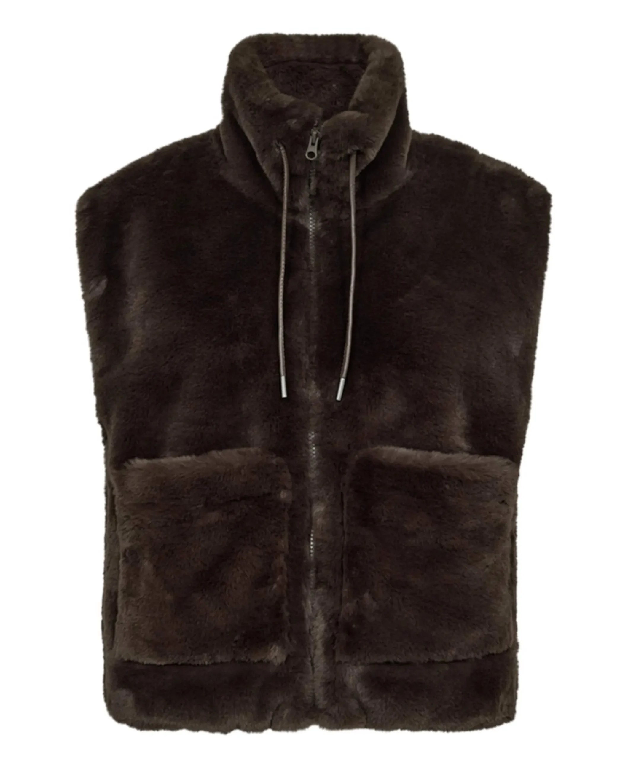 Dames bodywarmer bruin