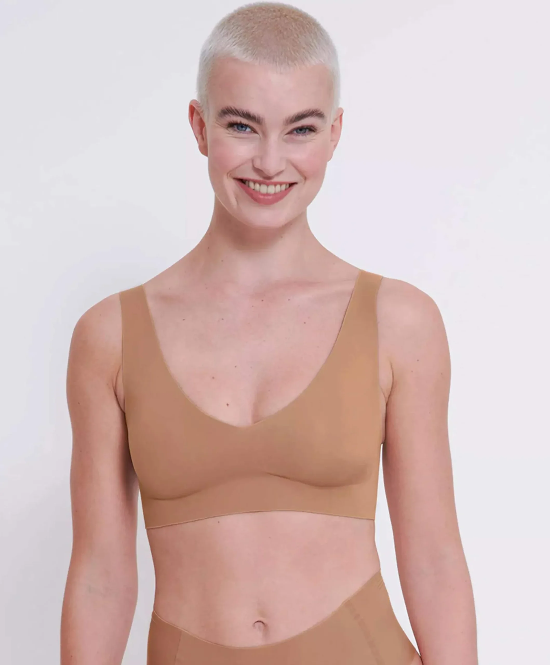 Dames bralette beige