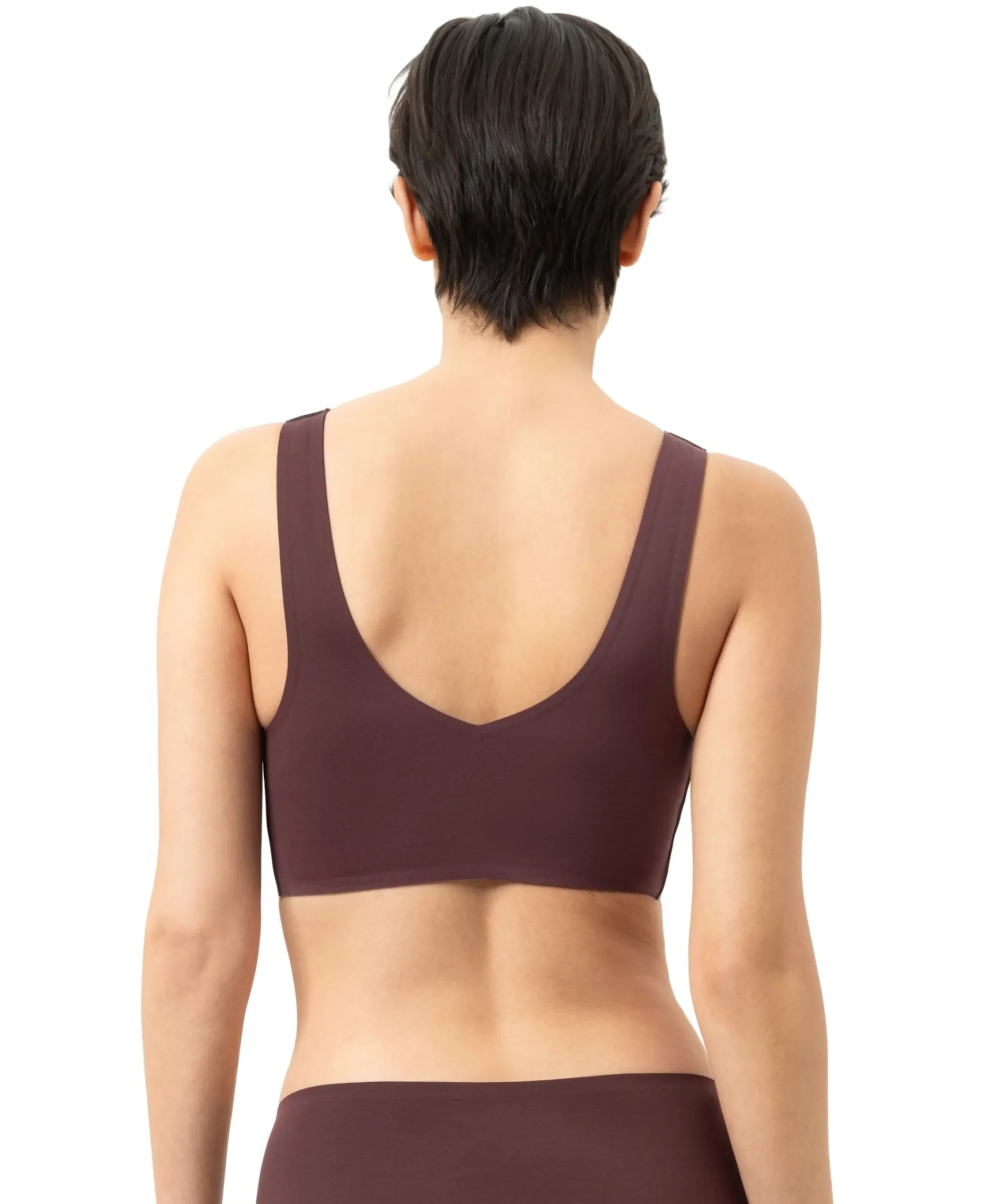 Dames bralette bordeaux