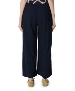 dames broek blauw