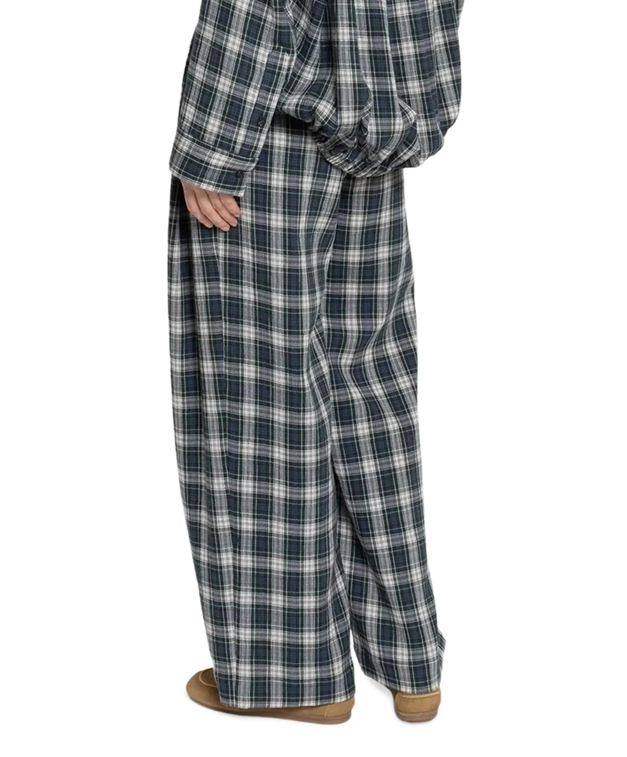 dames broek blauw