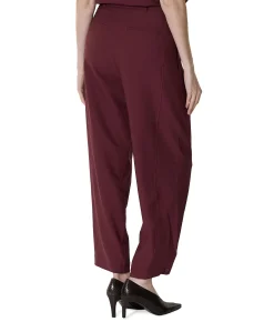 dames broek bordeaux