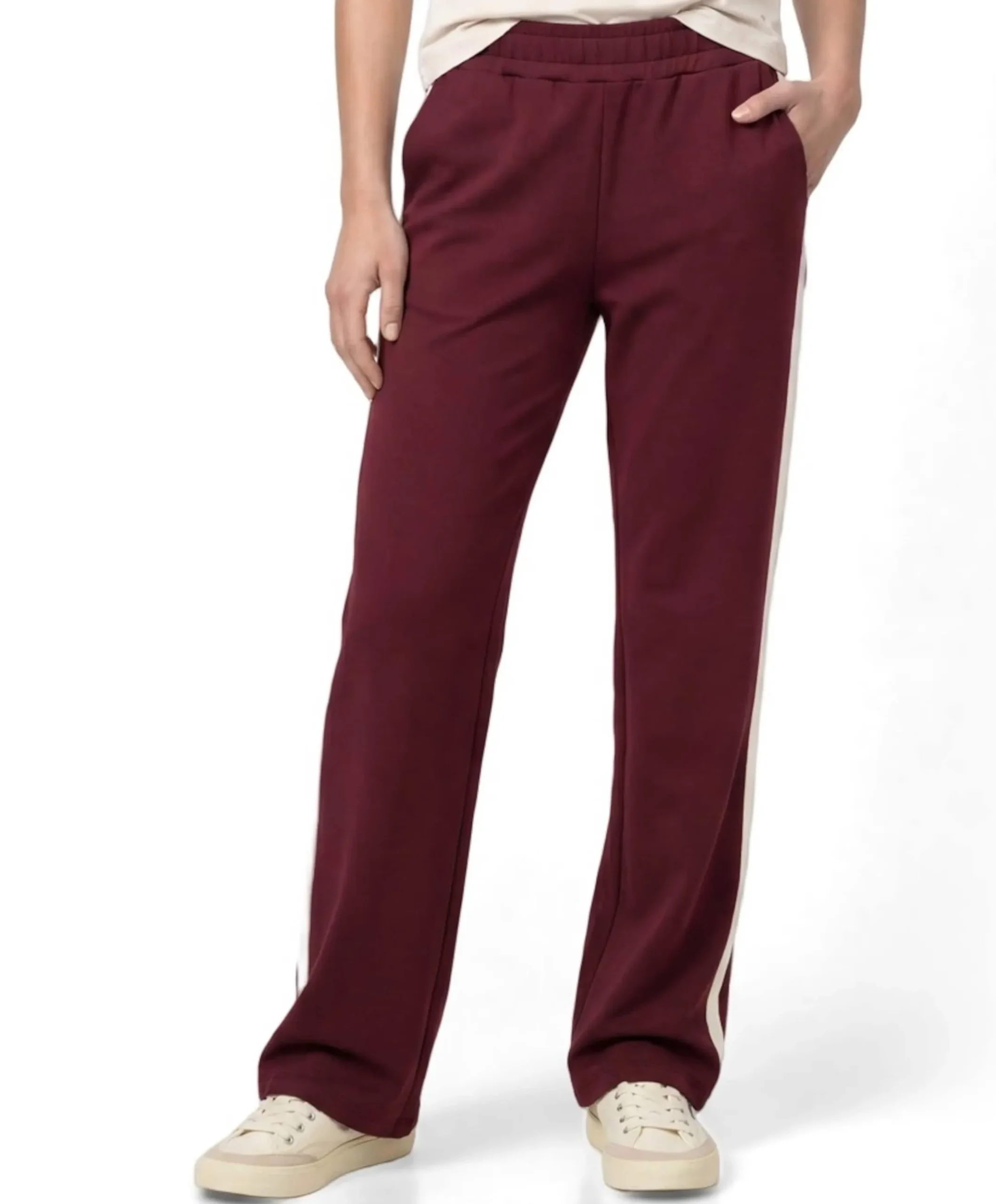 dames broek bordeaux