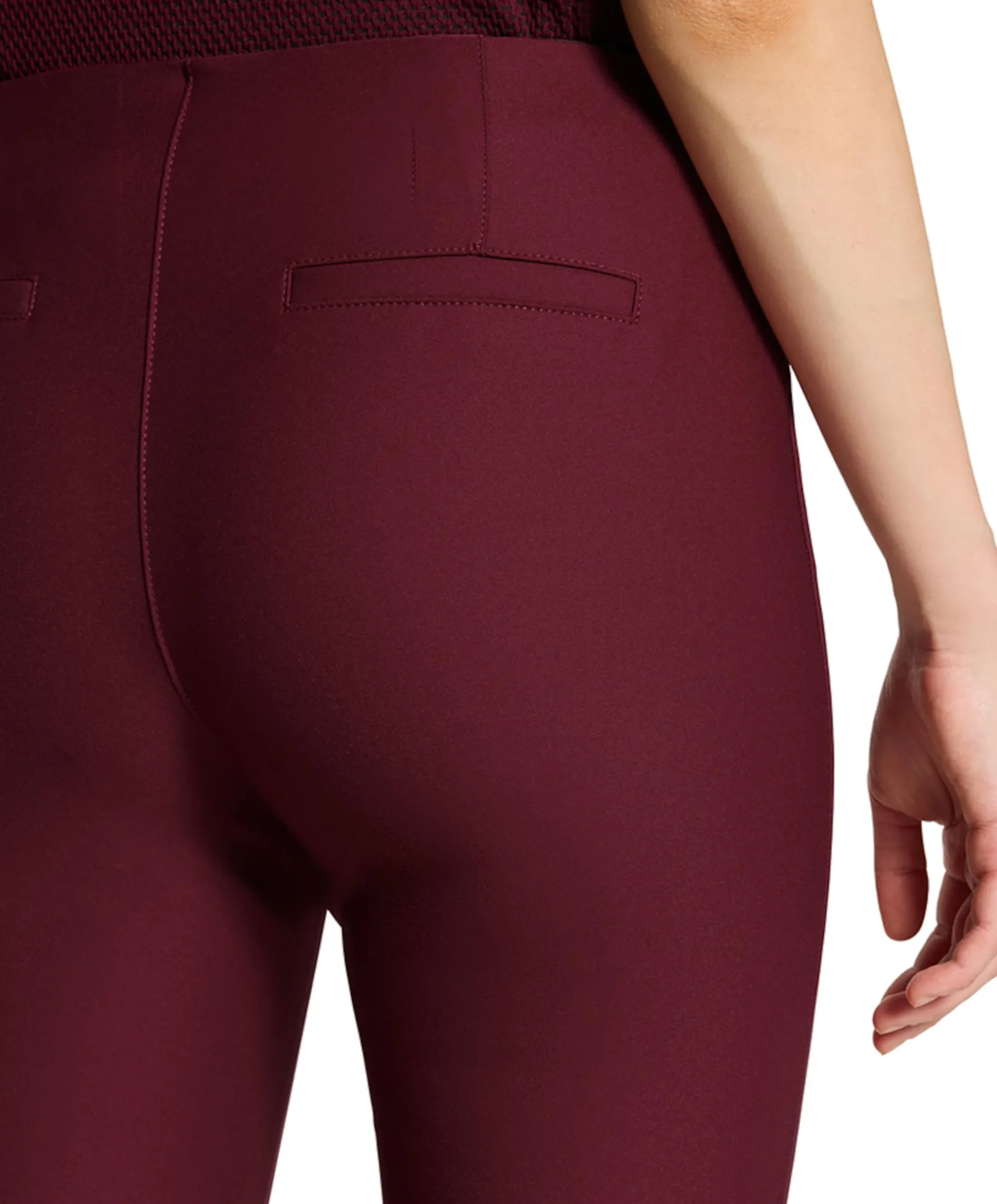 7/8 dames broek bordeaux