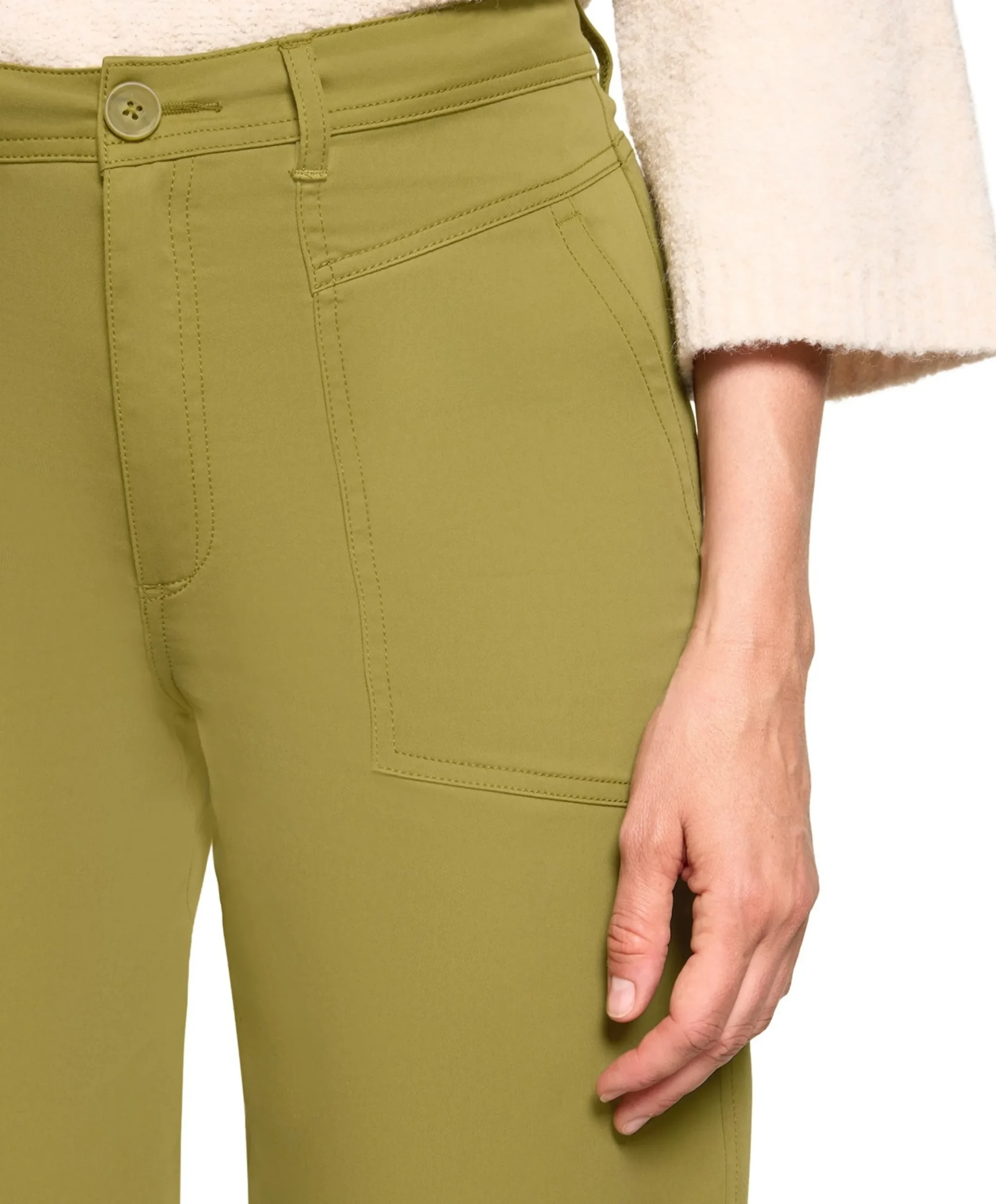 7/8 dames broek groen