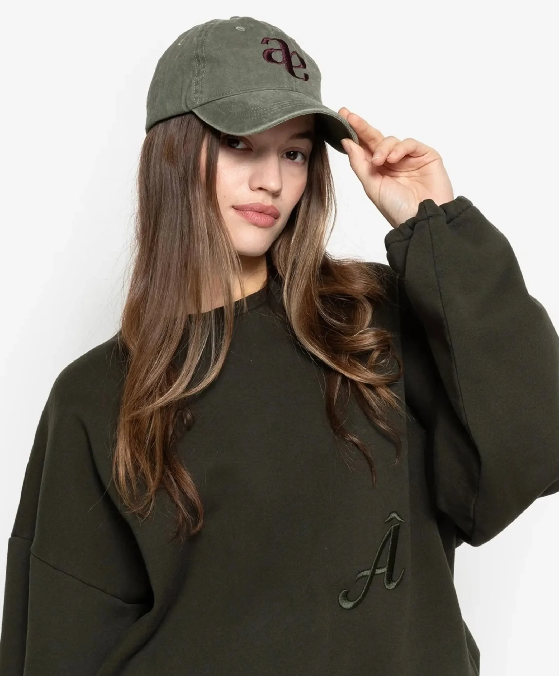 Dames cap groen