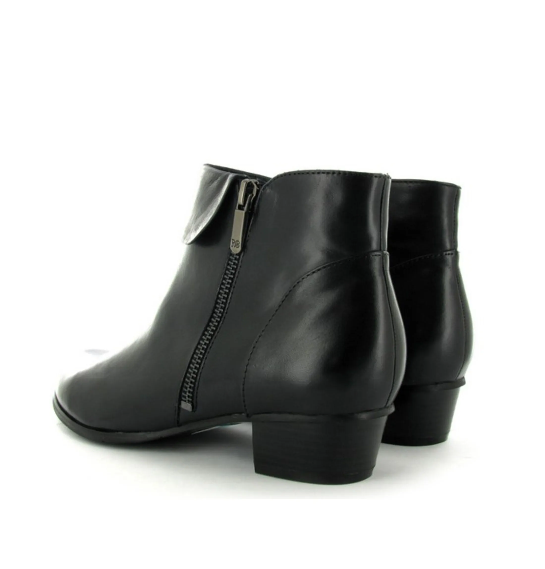 dames enkellaarzen blauw