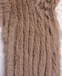 Dames gilet beige