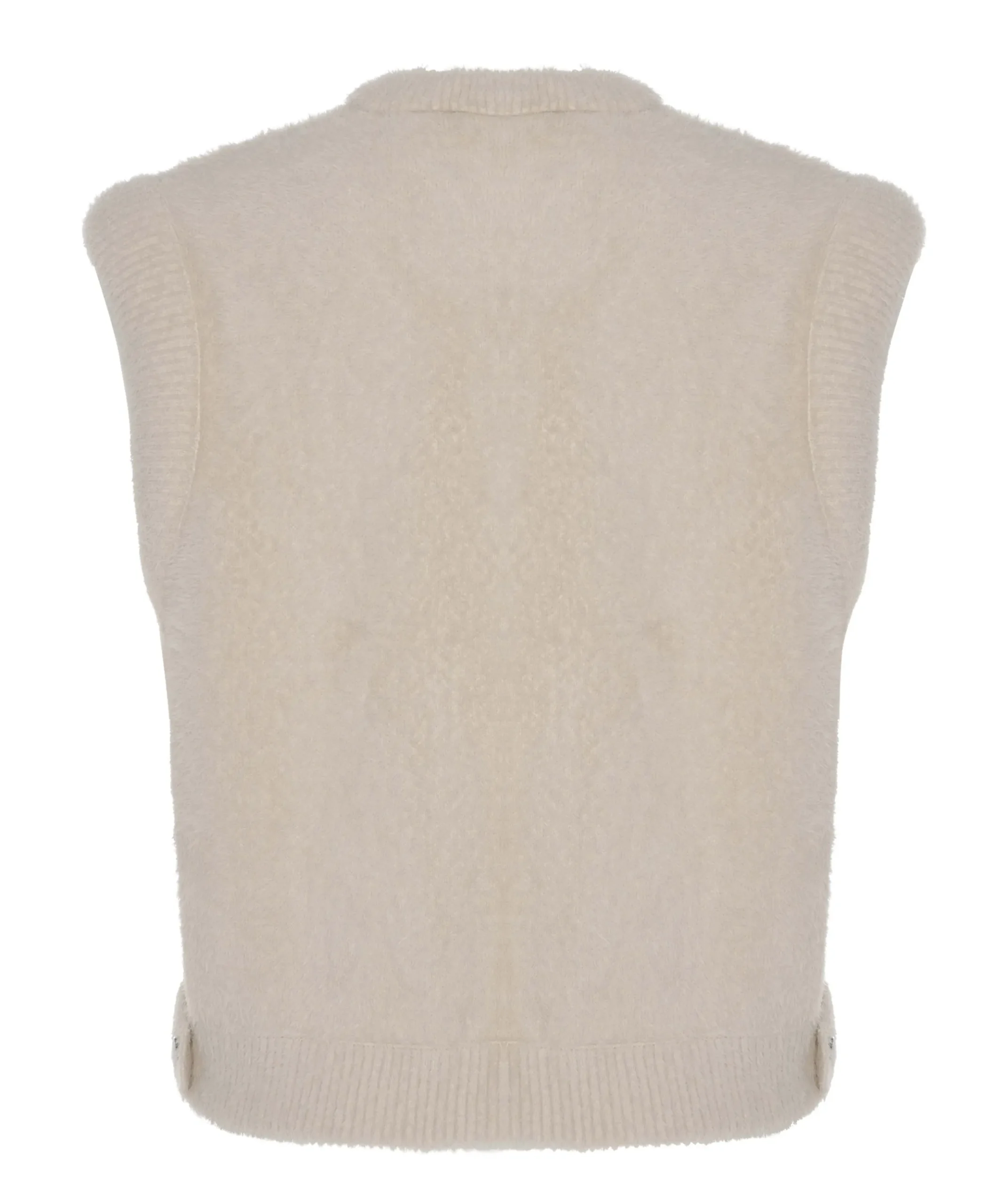 Dames gilet beige