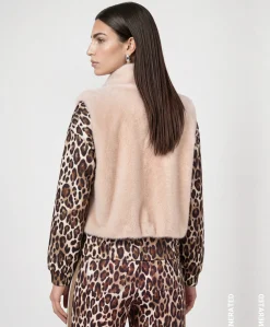 Dames gilet beige