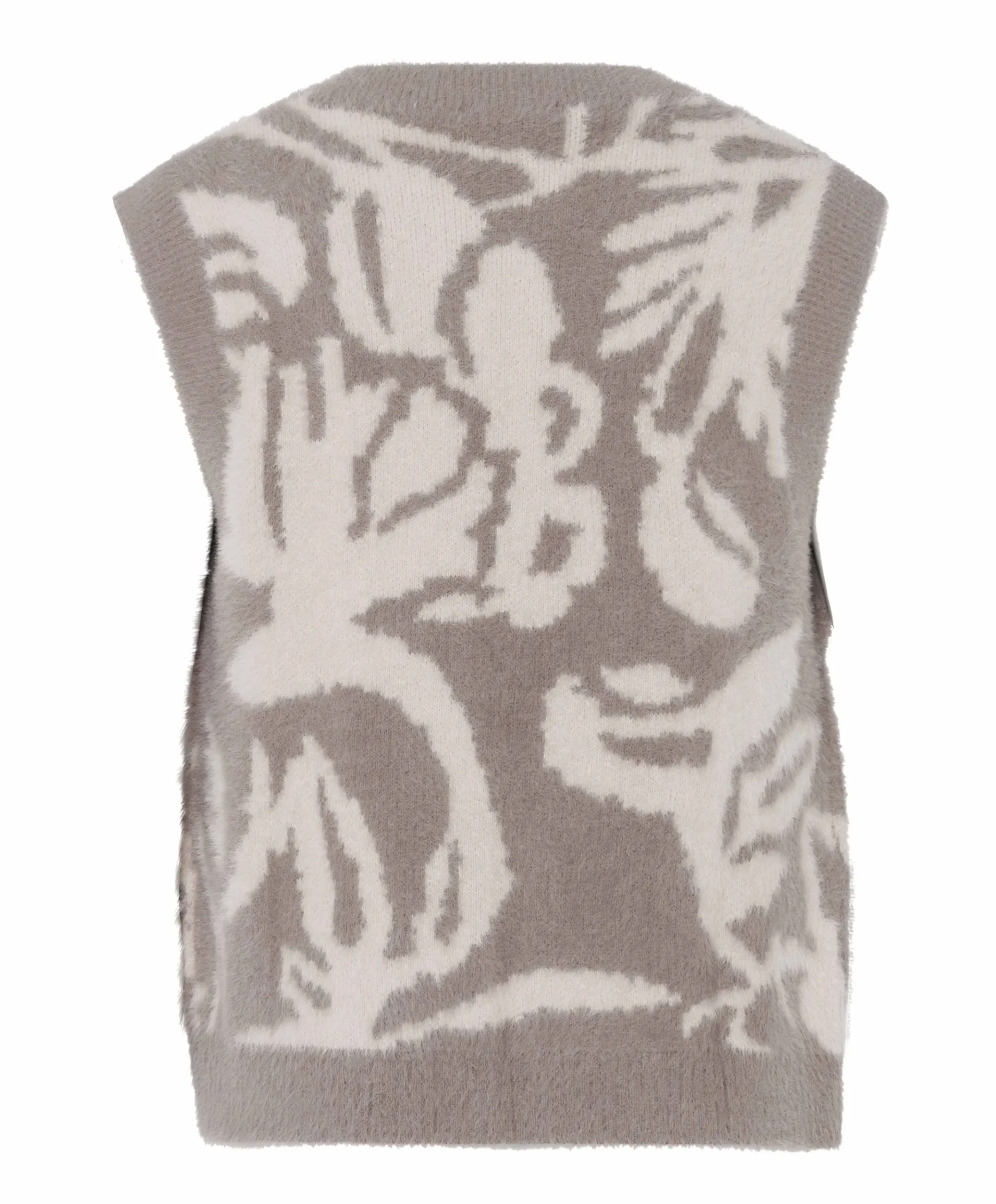 Dames gilet beige