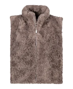 Dames gilet beige