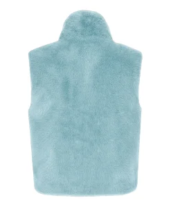 Dames gilet blauw